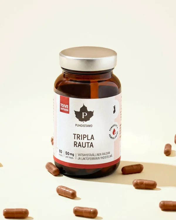 Tripla Raud toidulisand, Puhdistamo, 60 kapslit - Image 5