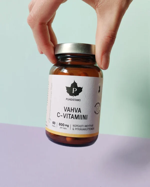 Tugev C-vitamiin, Puhdistamo, 60 kapslit - Image 3