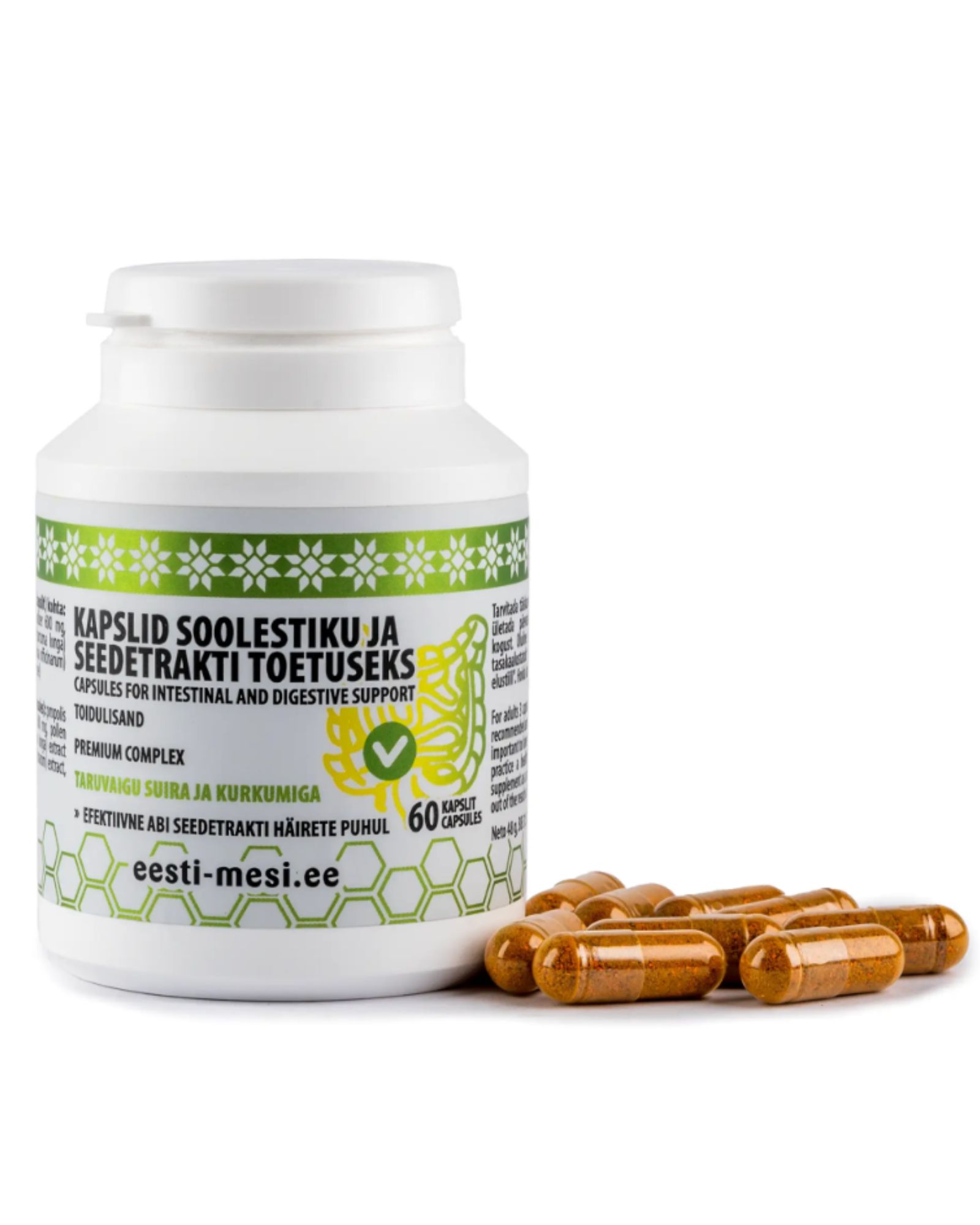 Soolestiku ja seedetrakti kapslid, Salla Pringi Mesila, 60 kapslit - Image 2