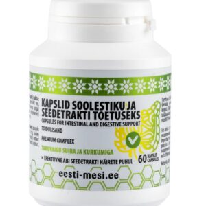 Soolestiku ja seedetrakti kapslid, Salla Pringi Mesila, 60 kapslit